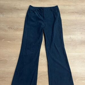 Edikted Navy Flare & Wide Leg Jeans